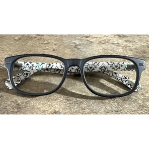 Silver Dollar R586 Matte Black Eyeglasses Frame Flex Hinge 48-16-135-34mm G25